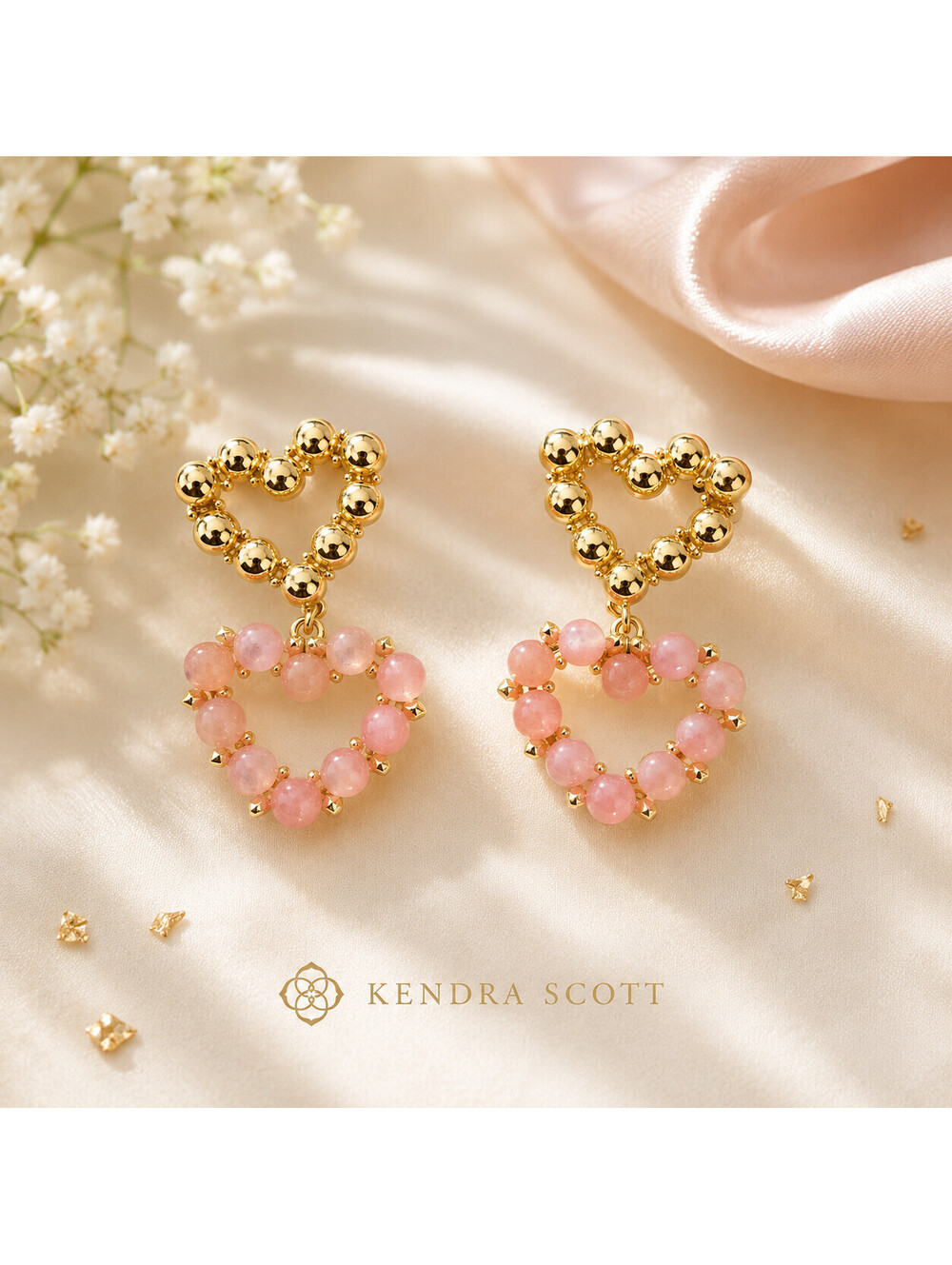 Kendra Scott Ashton Heart Drop Earrings